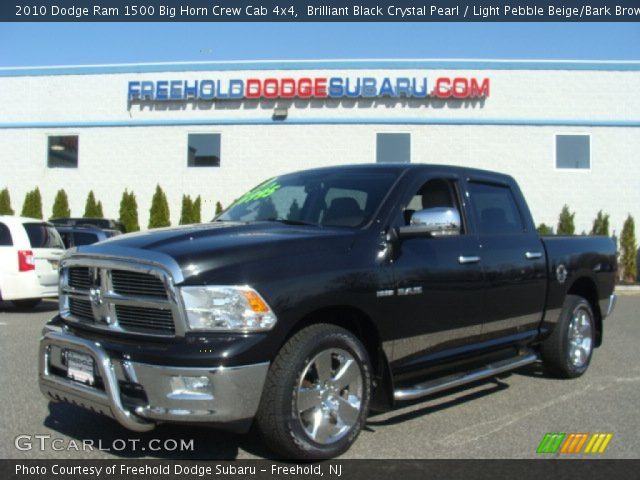 2010 Dodge Ram 1500 Big Horn Crew Cab 4x4 in Brilliant Black Crystal Pearl
