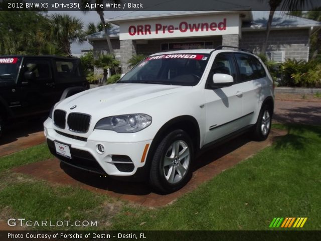 2012 BMW X5 xDrive35i in Alpine White