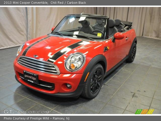 2013 Mini Cooper Convertible in Chili Red