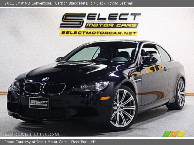 2011 BMW M3 Convertible in Carbon Black Metallic