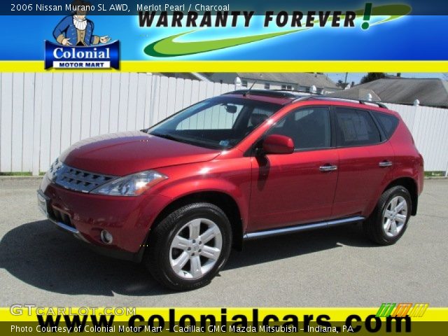 2006 Nissan Murano SL AWD in Merlot Pearl