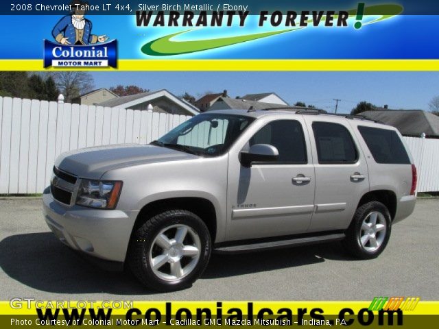 2008 Chevrolet Tahoe LT 4x4 in Silver Birch Metallic