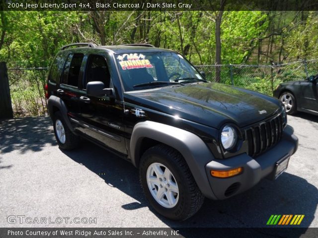 2004 Jeep Liberty Sport 4x4 in Black Clearcoat