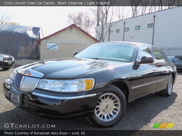 2001 Lincoln Town Car Cartier in Black Clearcoat