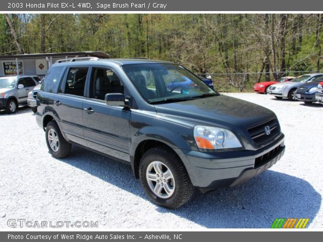 2003 Honda Pilot EX-L 4WD in Sage Brush Pearl