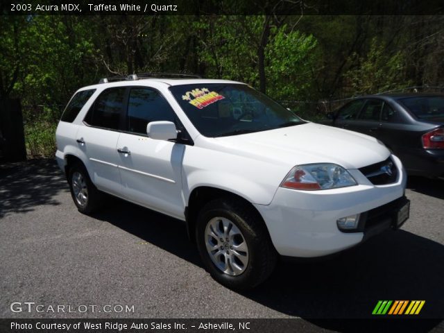 2003 Acura MDX  in Taffeta White