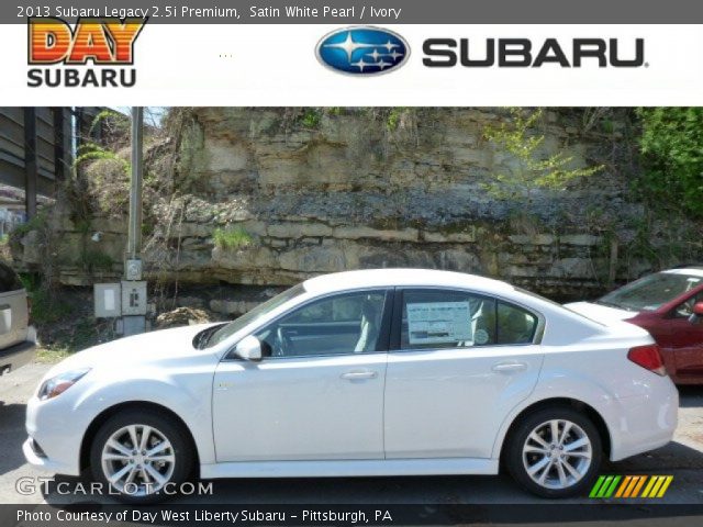 2013 Subaru Legacy 2.5i Premium in Satin White Pearl