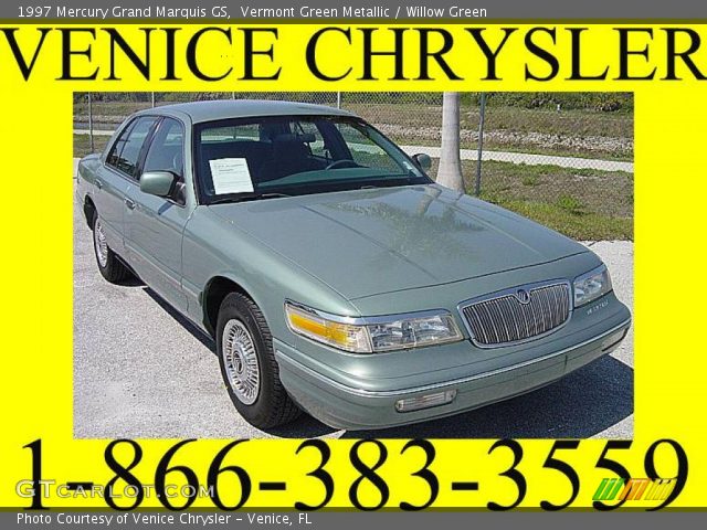 1997 Mercury Grand Marquis GS in Vermont Green Metallic