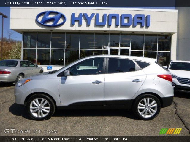 2010 Hyundai Tucson Limited AWD in Diamond Silver