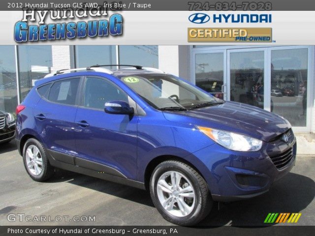 2012 Hyundai Tucson GLS AWD in Iris Blue