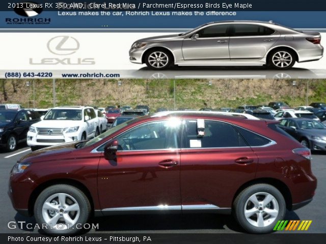 2013 Lexus RX 350 AWD in Claret Red Mica