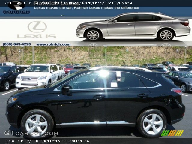 2013 Lexus RX 350 AWD in Obsidian Black
