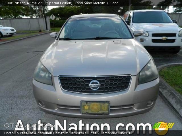 2006 Nissan Altima 2.5 S Special Edition in Coral Sand Metallic