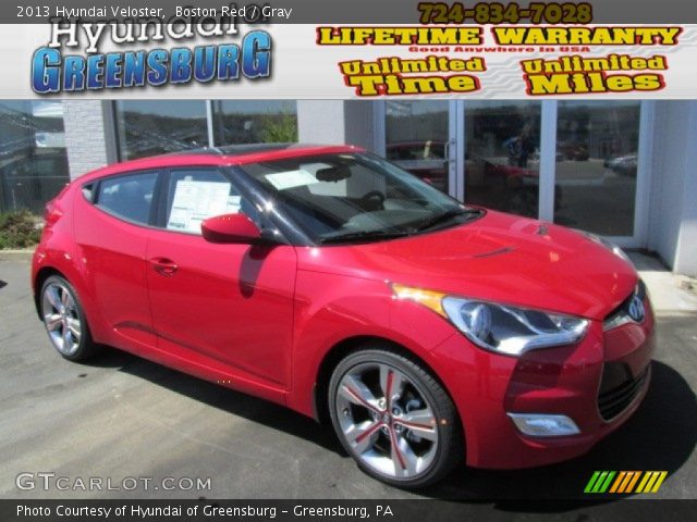 2013 Hyundai Veloster  in Boston Red