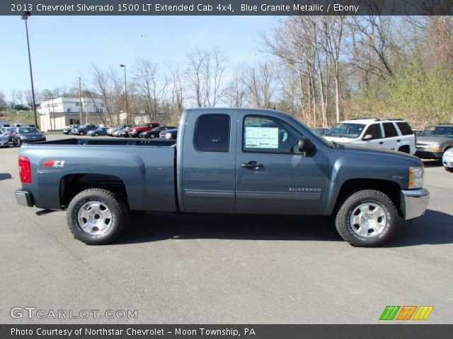 2013 Chevrolet Silverado 1500 LT Extended Cab 4x4 in Blue Granite Metallic