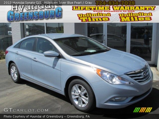 2013 Hyundai Sonata GLS in Iridescent Silver Blue Pearl