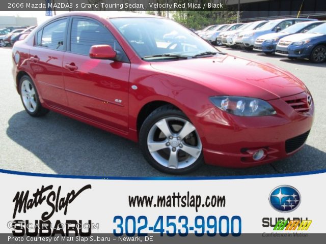 2006 Mazda MAZDA3 s Grand Touring Sedan in Velocity Red Mica