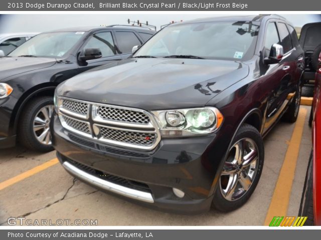2013 Dodge Durango Citadel in Brilliant Black Crystal Pearl