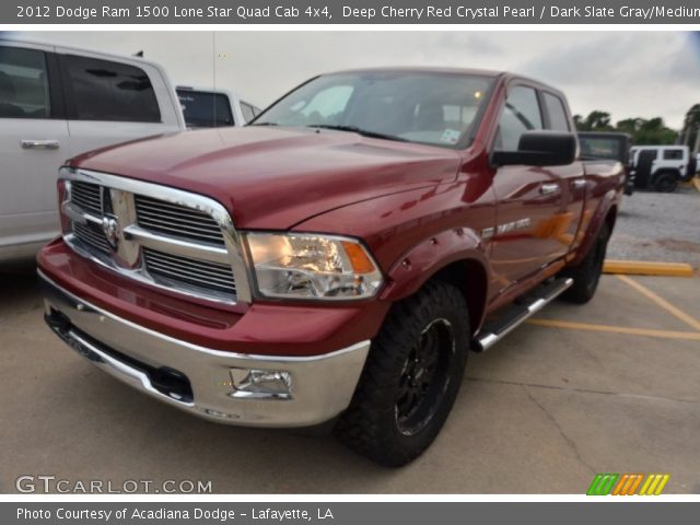 2012 Dodge Ram 1500 Lone Star Quad Cab 4x4 in Deep Cherry Red Crystal Pearl