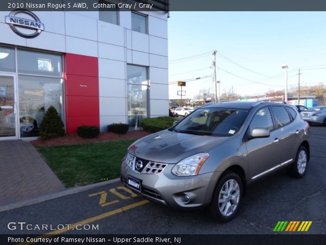 2010 Nissan Rogue S AWD in Gotham Gray