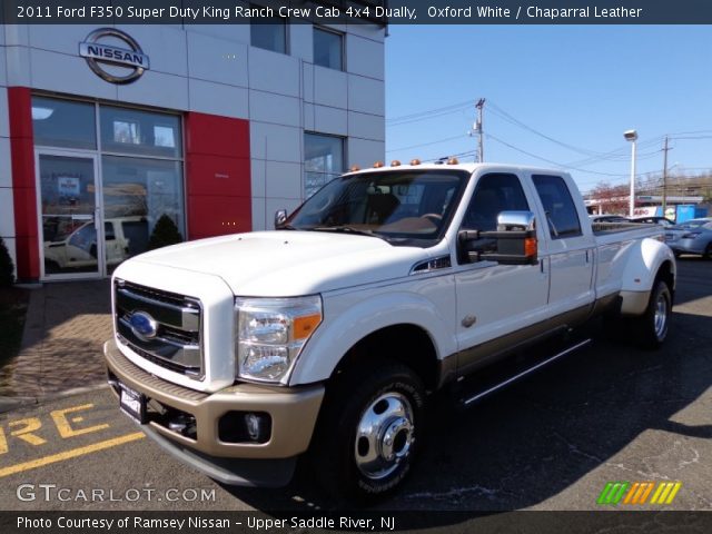 2011 Ford F350 Super Duty King Ranch Crew Cab 4x4 Dually in Oxford White