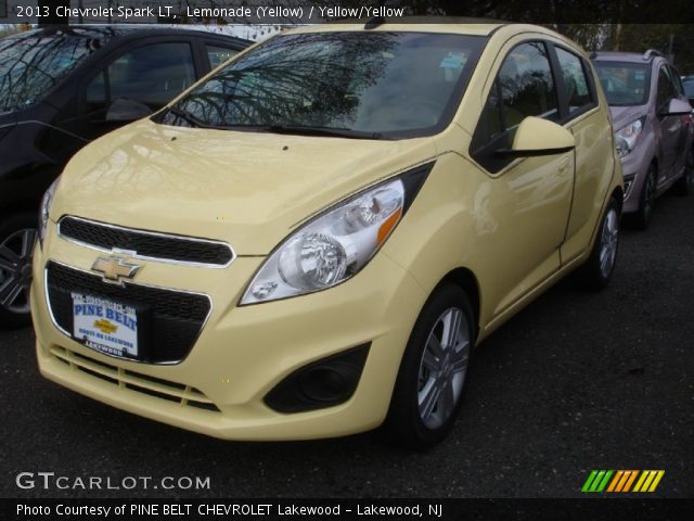 2013 Chevrolet Spark LT in Lemonade (Yellow)
