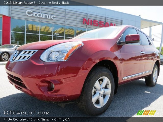2013 Nissan Rogue S in Cayenne Red