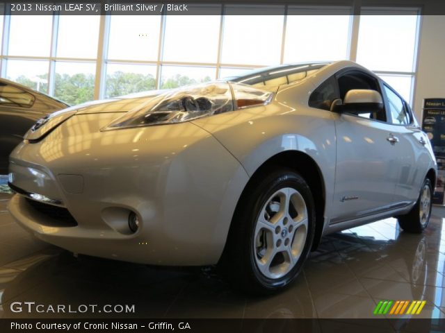 2013 Nissan LEAF SV in Brilliant Silver
