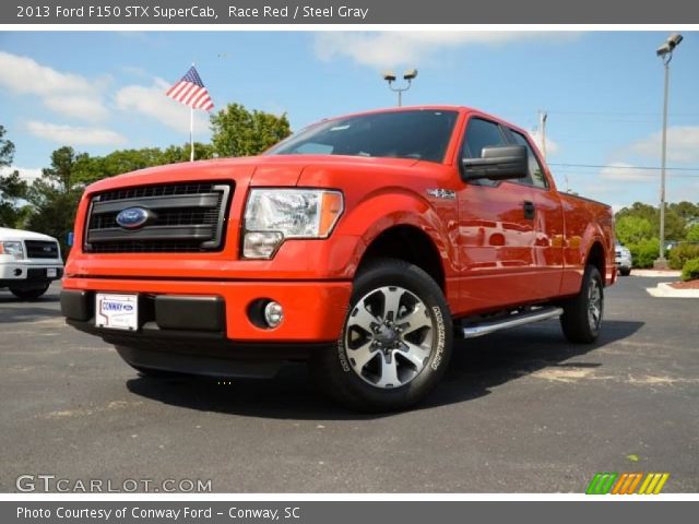 2013 Ford F150 STX SuperCab in Race Red