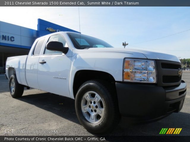 2011 Chevrolet Silverado 1500 Extended Cab in Summit White