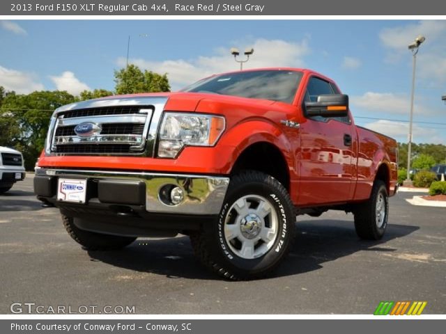 2013 Ford F150 XLT Regular Cab 4x4 in Race Red