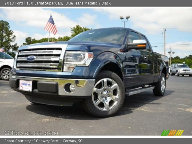 2013 Ford F150 Lariat SuperCab in Blue Jeans Metallic