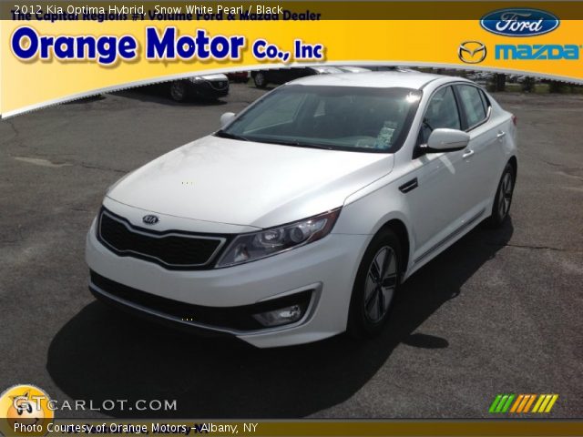 2012 Kia Optima Hybrid in Snow White Pearl