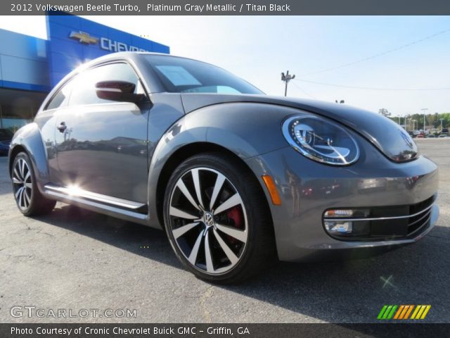 2012 Volkswagen Beetle Turbo in Platinum Gray Metallic