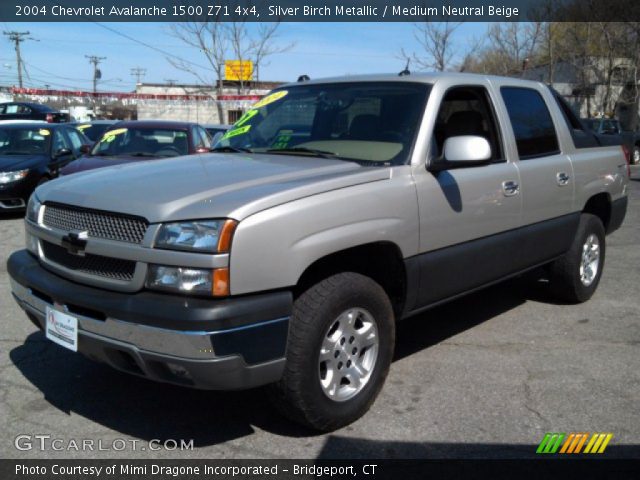 2004 Chevrolet Avalanche 1500 Z71 4x4 in Silver Birch Metallic
