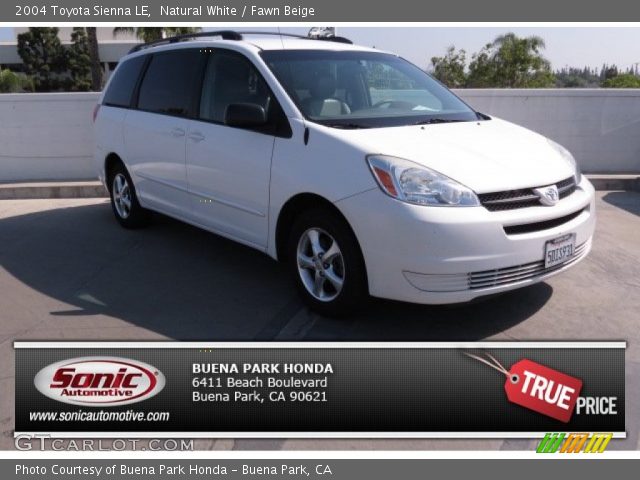 2004 Toyota Sienna LE in Natural White