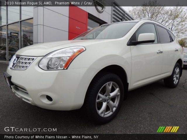 2010 Nissan Rogue SL AWD in Phantom White