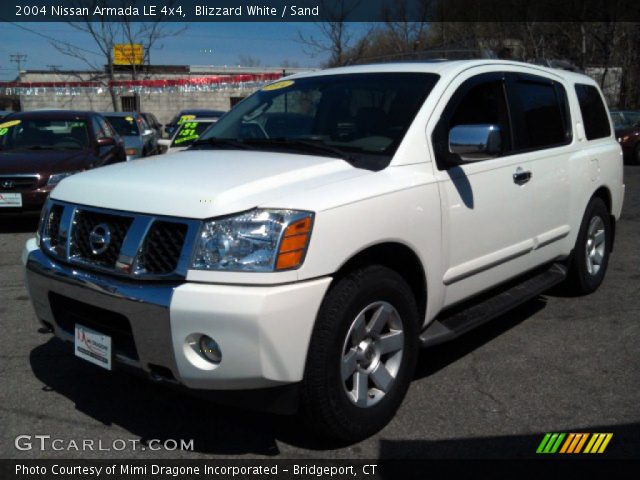 2004 Nissan Armada LE 4x4 in Blizzard White