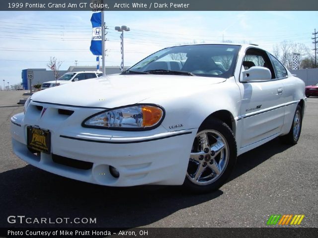 1999 Pontiac Grand Am GT Coupe in Arctic White