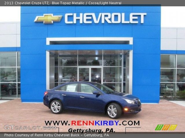 2013 Chevrolet Cruze LTZ in Blue Topaz Metallic