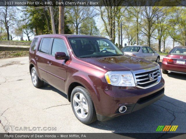 2013 Honda Pilot EX-L 4WD in Dark Cherry Pearl