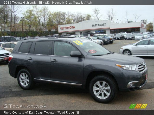 2013 Toyota Highlander SE 4WD in Magnetic Gray Metallic