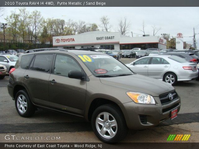 2010 Toyota RAV4 I4 4WD in Pyrite Metallic