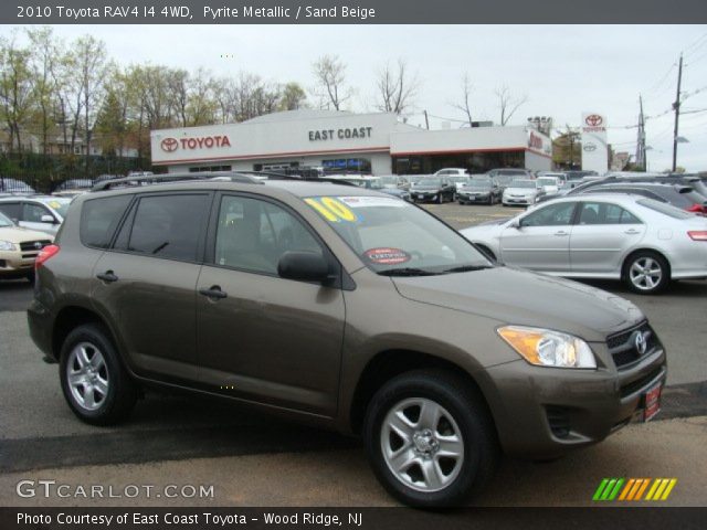 2010 Toyota RAV4 I4 4WD in Pyrite Metallic