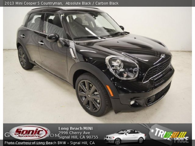2013 Mini Cooper S Countryman in Absolute Black