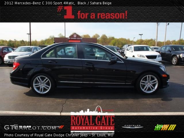 2012 Mercedes-Benz C 300 Sport 4Matic in Black