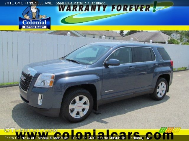 2011 GMC Terrain SLE AWD in Steel Blue Metallic