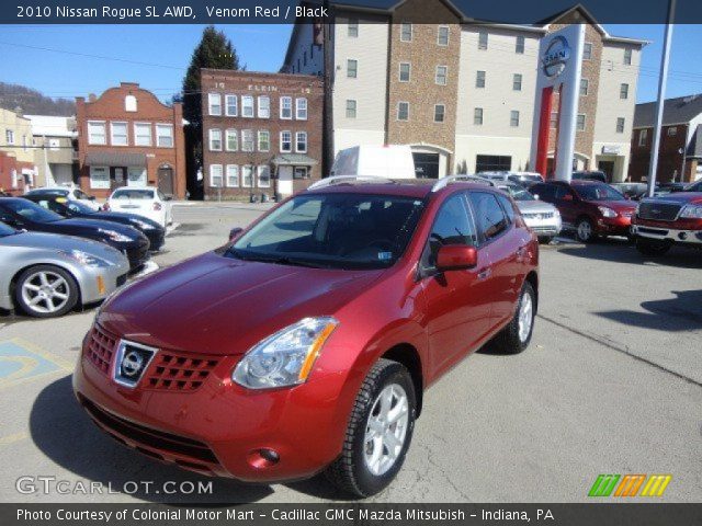 2010 Nissan Rogue SL AWD in Venom Red