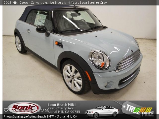 2013 Mini Cooper Convertible in Ice Blue