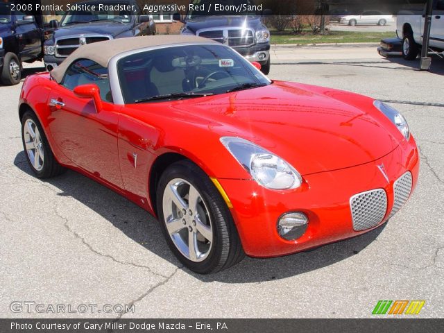 2008 Pontiac Solstice Roadster in Aggressive Red